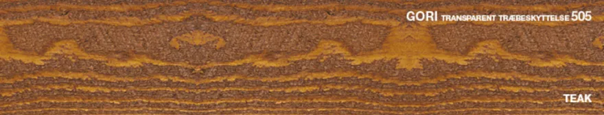 GORI 505 transparent træbeskyttelse teak 5 liter