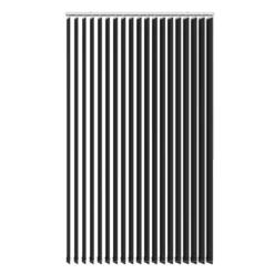 Lamelgardin sort 150 x 250 cm
