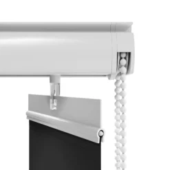 Lamelgardin sort 150 x 250 cm