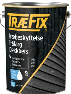 TræFix® træbeskyttelse heldækkende antracitgrå 5 liter